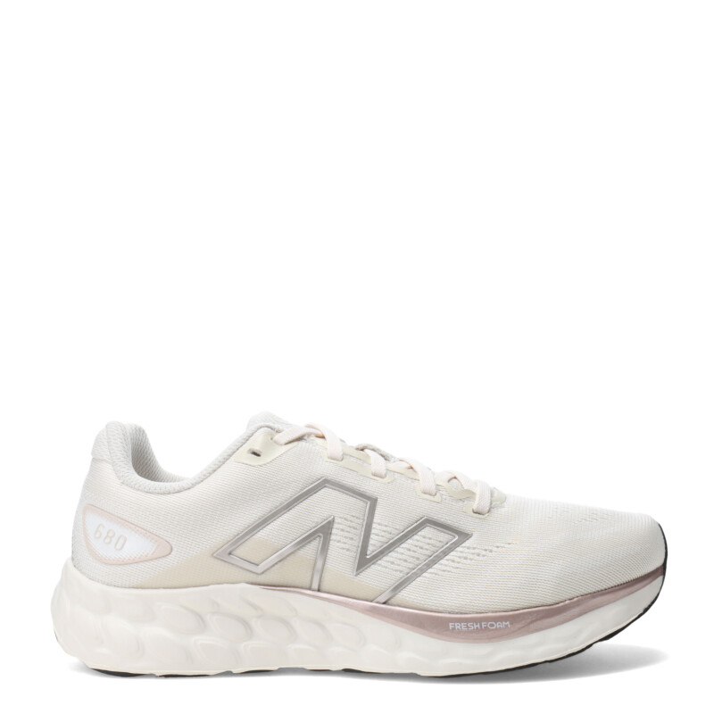 Championes de Mujer New Balance Running Course 680 V8 Beige - Plateado