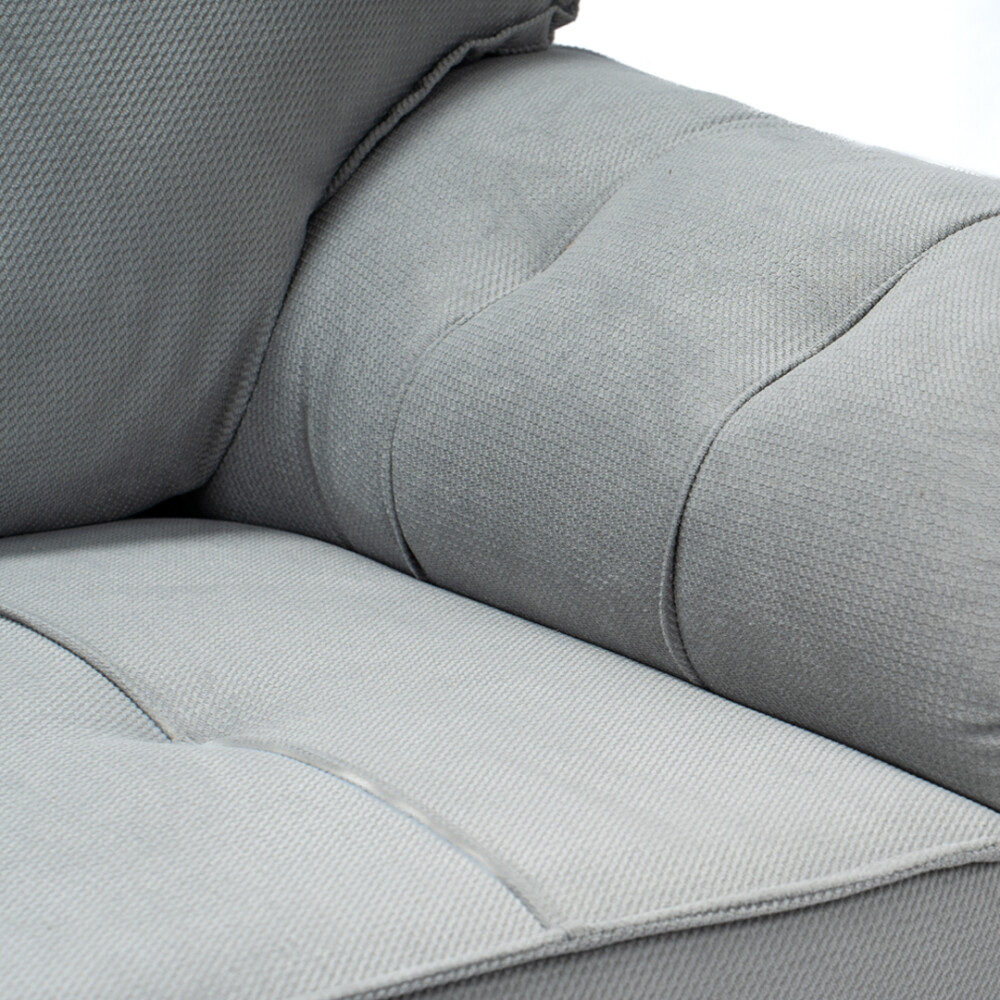 Sillón 3 Cuerpos Montana - Alcohol clean Gris