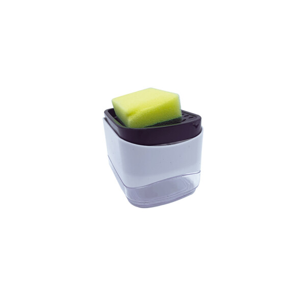 SOPORTE ESPONJA COCINA CON DISPENSADOR DE JABON SOPORTE ESPONJA COCINA CON DISPENSADOR DE JABON