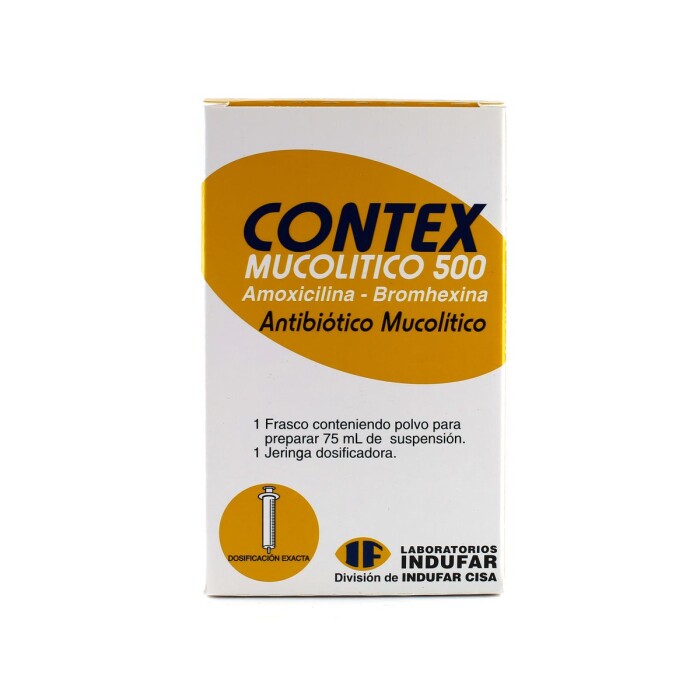 CONTEX MUC.500 MG. SUSP. FRASCO X 75 ML. única