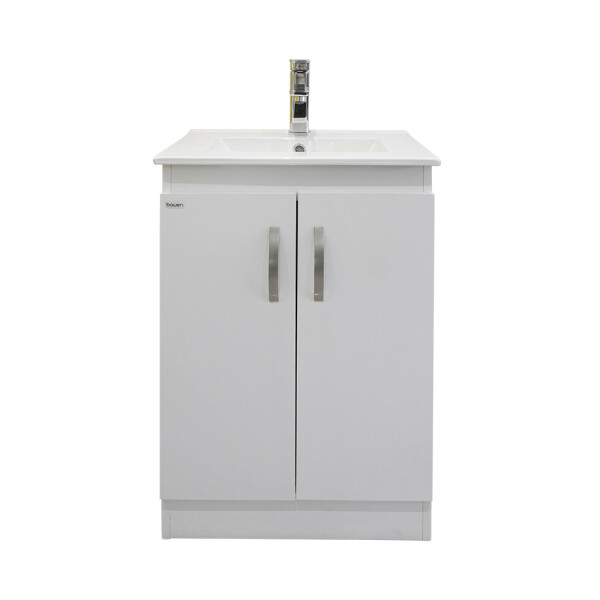 MUEBLE DE BAÑO VANITY BLANCO CON BACHA BLANCA Mueble De Baño Vanity Blanco Con Bacha Blanca