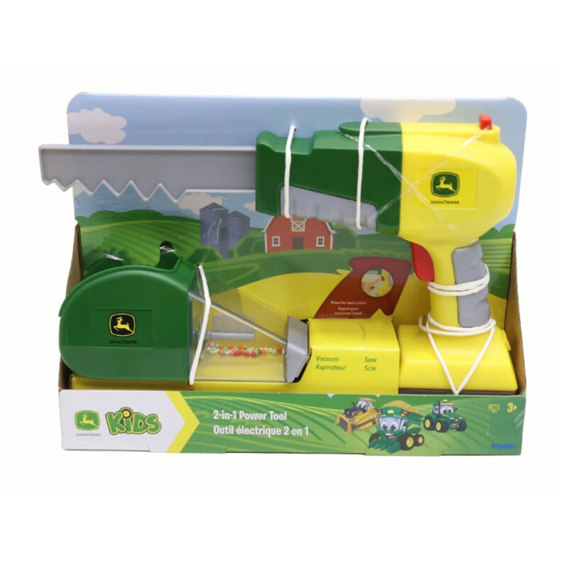 Herramientas eléctricas de juguete 2 en 1 John Deere Kids Herramientas eléctricas de juguete 2 en 1 John Deere Kids