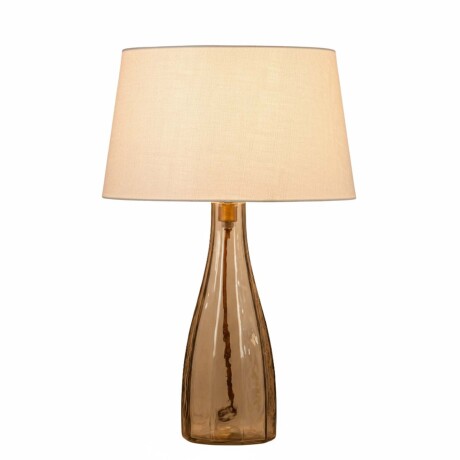 LÁMPARA DE MESA BOTTLE VIDRIO GRIS GRIS