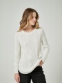 Sweater Aspasia Marfil / Off White