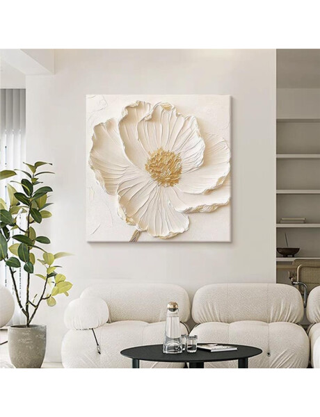 CUADRO CANVAS 60x60cm MARCO PINTURA MARGARITA 2 CUADRO CANVAS 60x60cm MARCO PINTURA MARGARITA 2