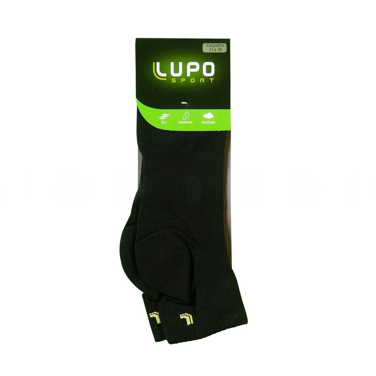 LUPO MEDIA MASCULINA DEPORT NEGR.37 A 40 