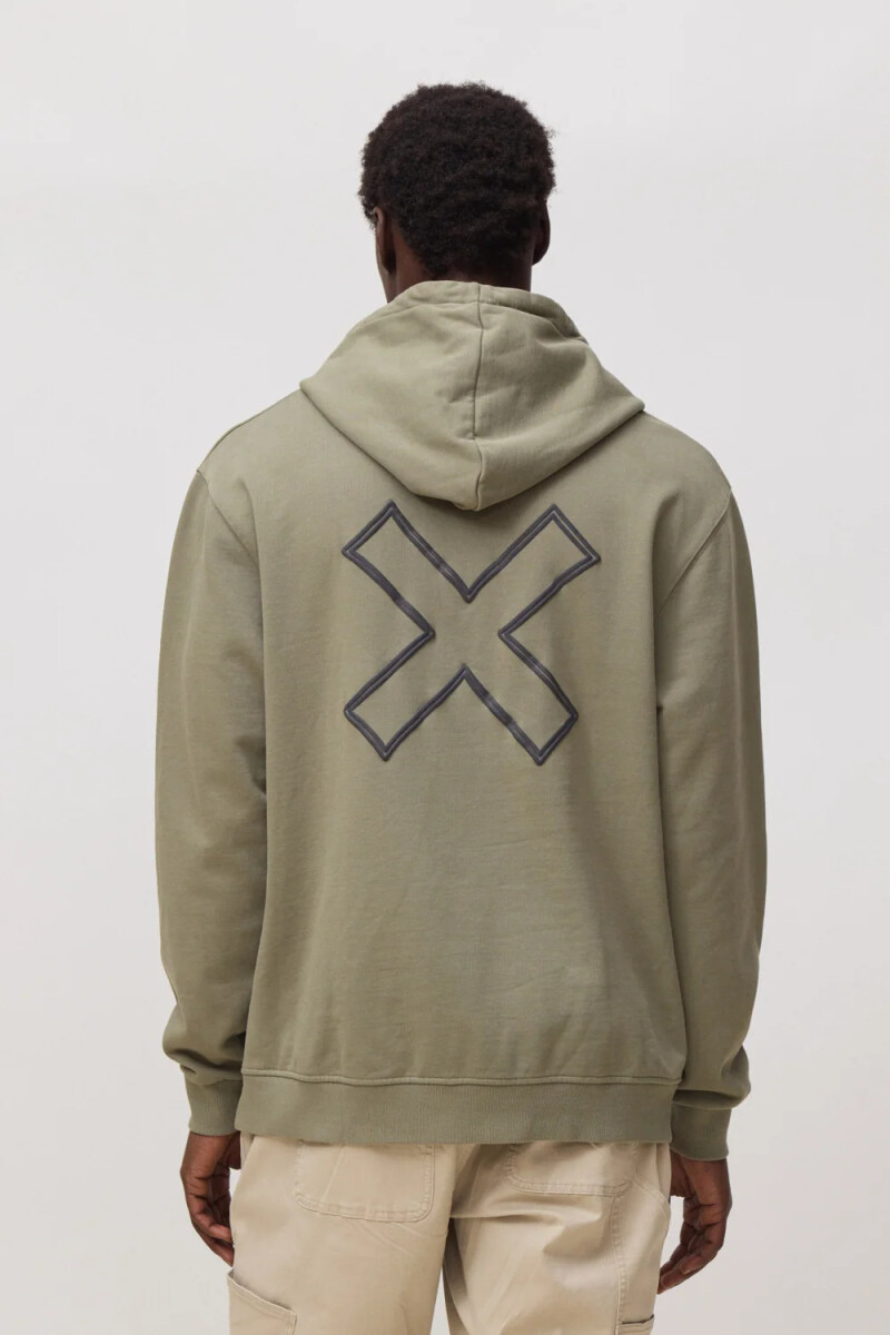 OLIVE GREEN REEF HOODIE Verde Oliva