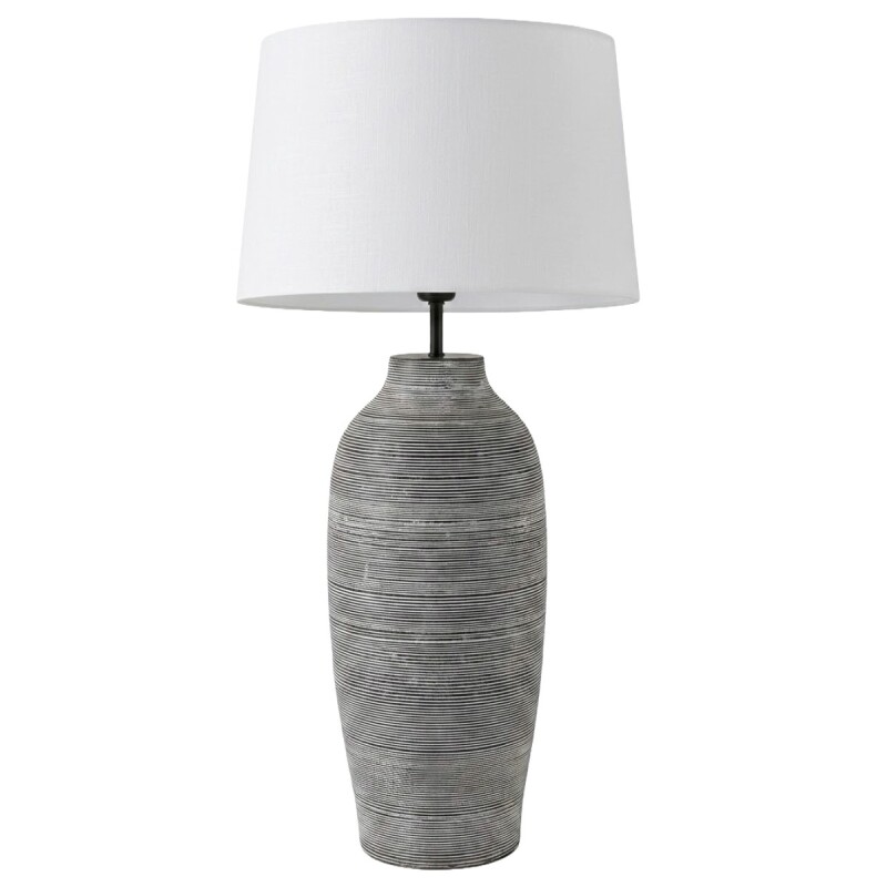 LAMPARA GRIS/COMB P/MESA 45X97CM Unica