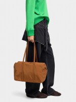 Bolso Bowling De Nylon camel