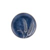 PLATO AZUL DIS HOJAS P/POSTRE SPICES 21CM Unica