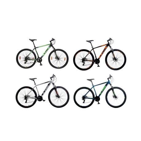 Bicicleta montaña S-PRO VX rodado 29 shimano 21 cambios y frenos de disco Gris