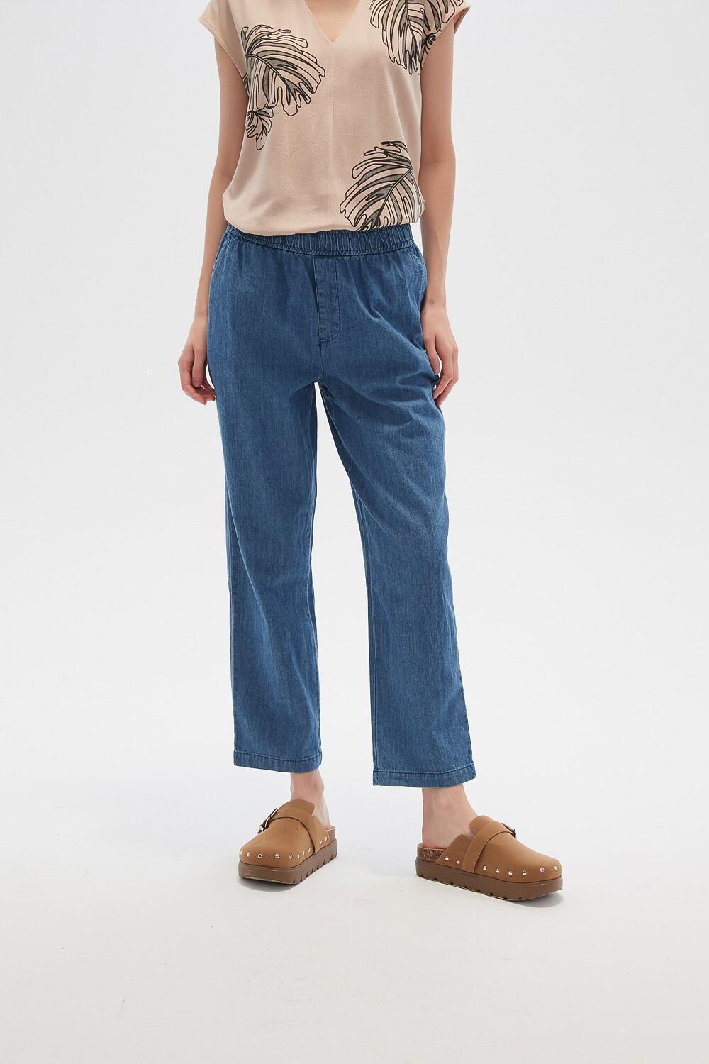 Pantalon Liru Azul Medio
