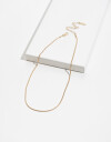 Collares Cortos Metal Collar Mix And Match - Dorado