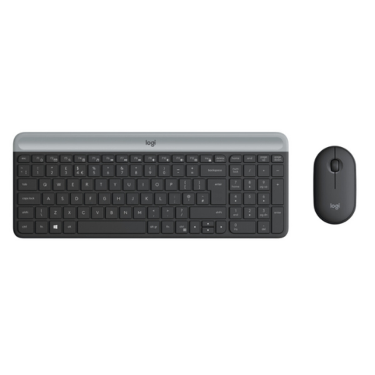 Combo Logitech Teclado y Mouse MK470 inalámbrico - Grafito 