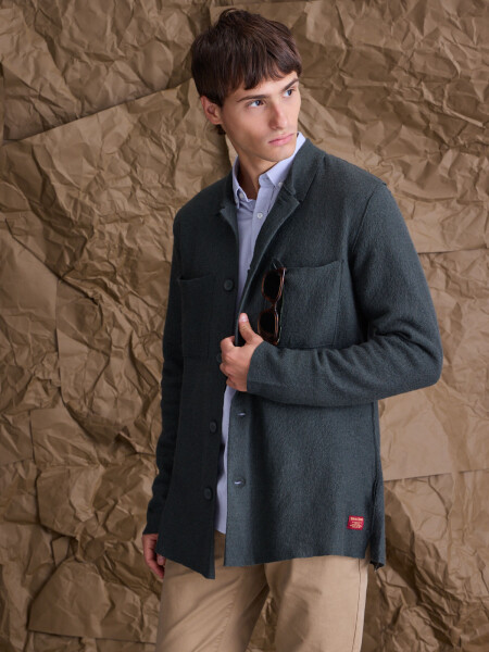 OVERSHIRT PIAUTOS VERDE OSCURO