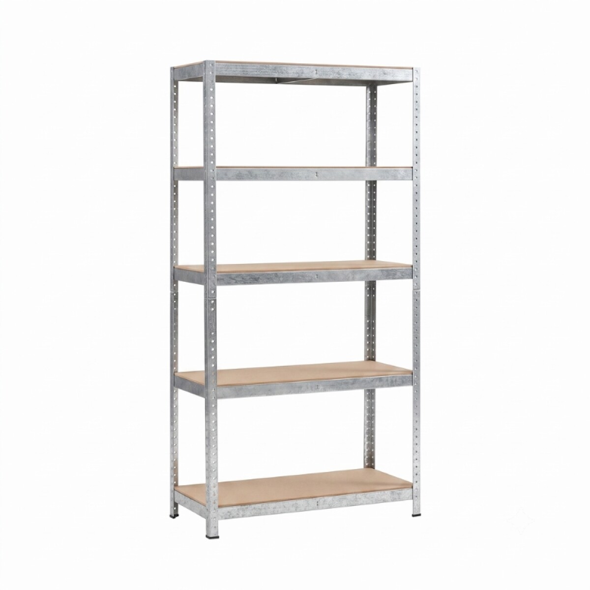 Estantería Metálica Con Estantes en MDF 180X90X30 cm Gris 