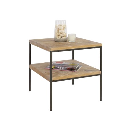 MESA DE LIVING LATERAL - ARRIME MADERA NATURAL-BEIGE MADISON NATURAL