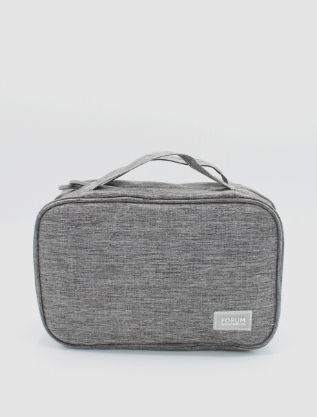 Necessaire de Viaje Desplegable Gris Oscuro