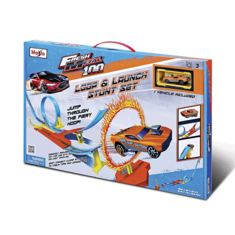 Pista De Auto Maisto 100 Loop (Bucle) Con 1 Vehículo
