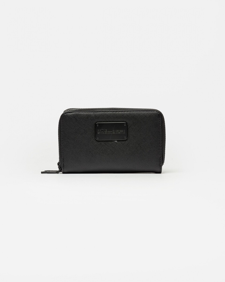 Billetera Penny en efecto cuero - Negro 