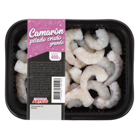 CAMARON PELADO CRUDO GRANDE 400G CAMARON PELADO CRUDO GRANDE 400G