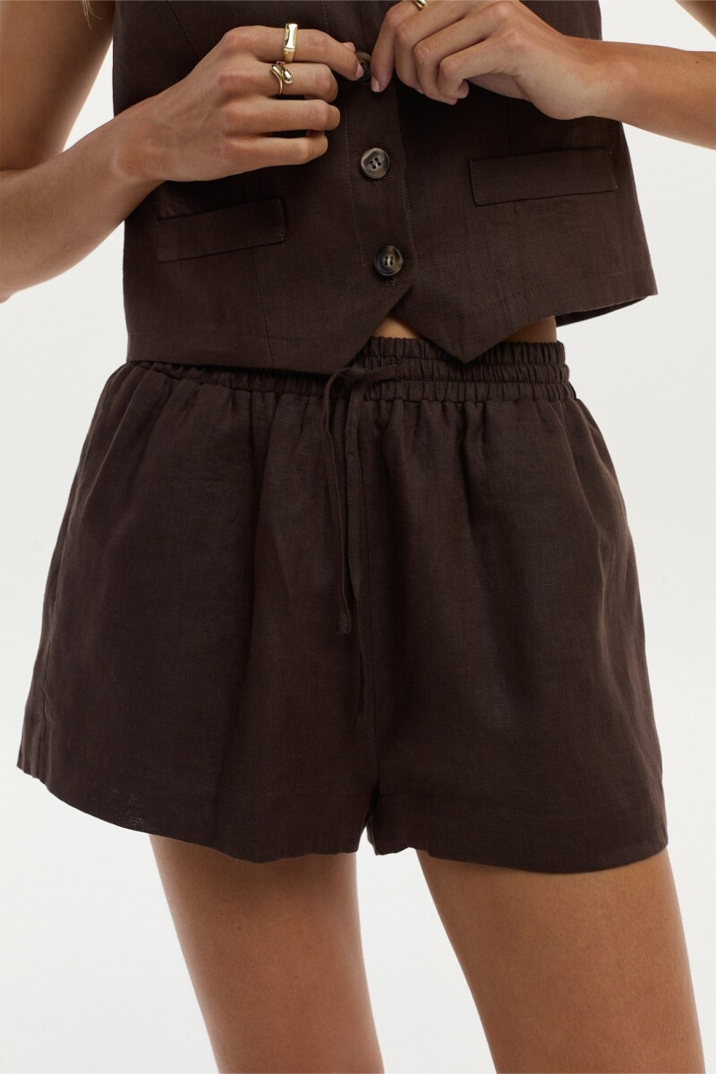 Short Olmo Chocolate