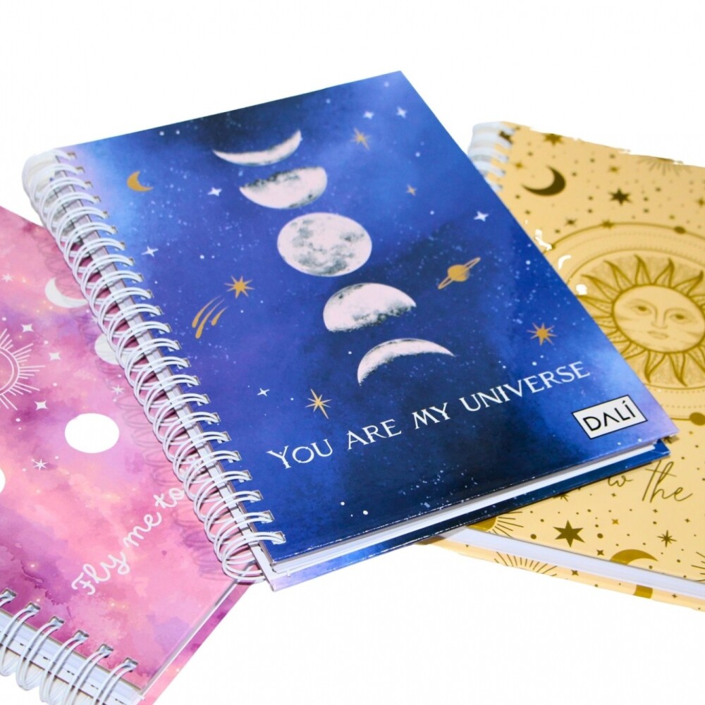 CUADERNOLA DALI 200 HOJAS SUPER TAPA DURA TAPA YOU ARE MY UNIVERSE