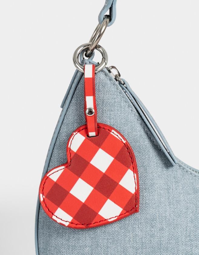 Bandoleras Bandolera Baguette Denim - Azul Gastado