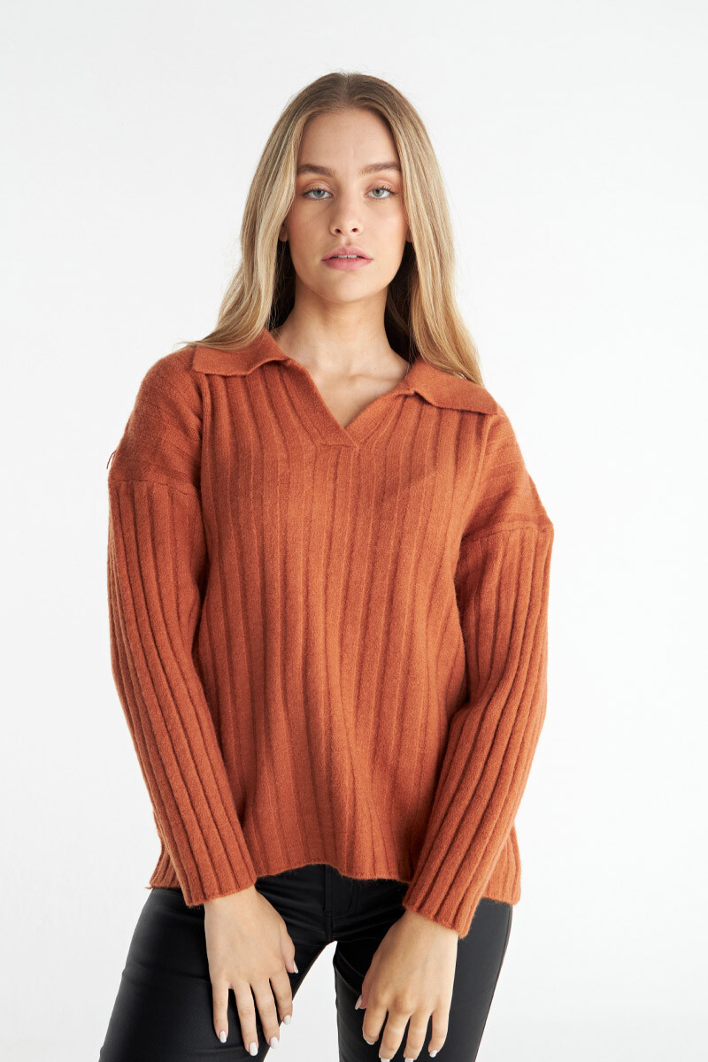 Sweater Macha - Terracota 