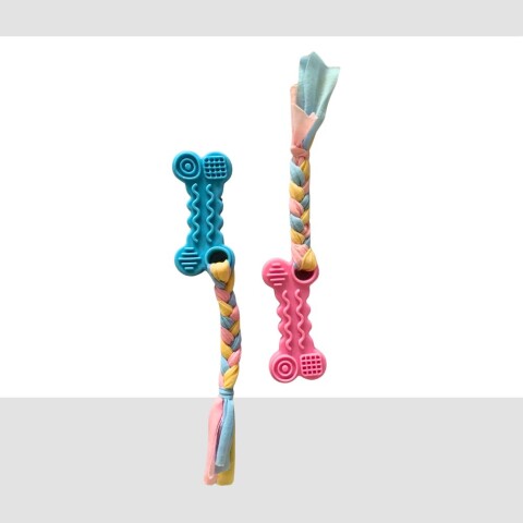 Juguete Cuerda con Hueso 24*9,5*5,2 cm Juguete Cuerda con Hueso 24*9,5*5,2 cm