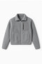 Campera en corderito GRIS
