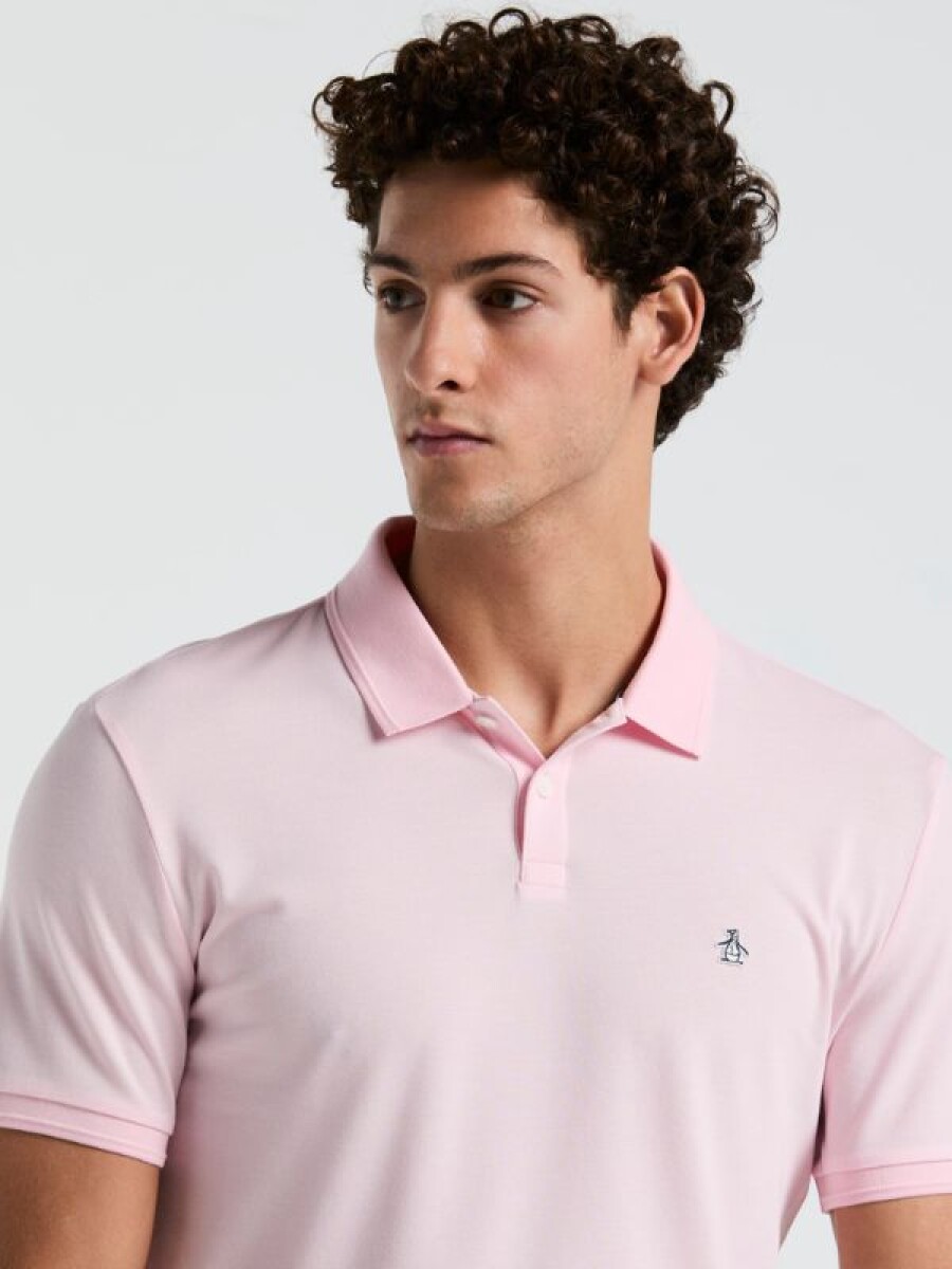 Polo Daddy Org Intrlck Sticker Penguin - Rosado 