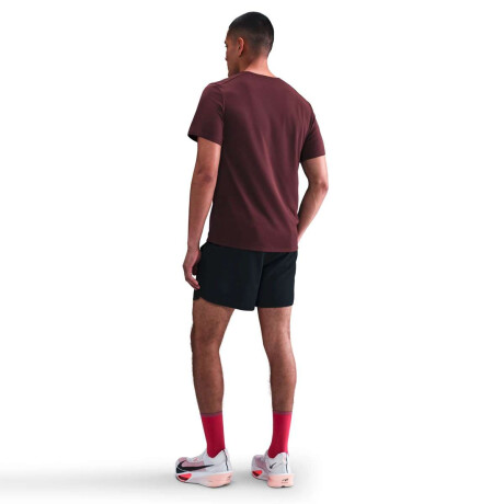 Remera Nike Dri Fit Uv Rn Enrgy Miler Manga Corta de Hombre Rojo