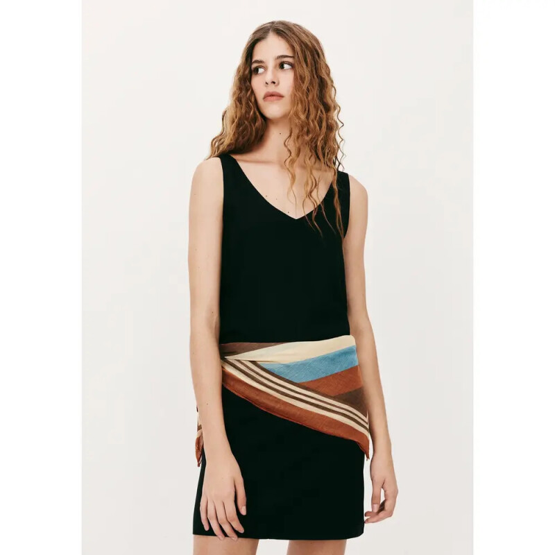 VESTIDO CURTO FEM PRETO ESCURO