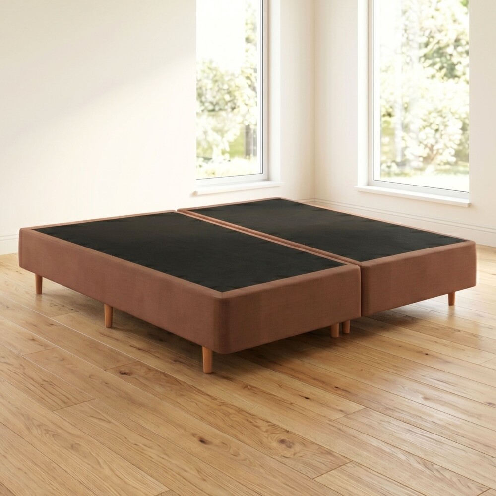 Bases x2 Sommier Queen - Mannes Marrón
