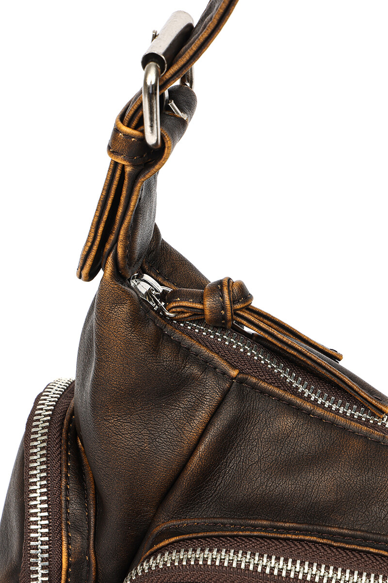 Cartera Esmeraldas Marron