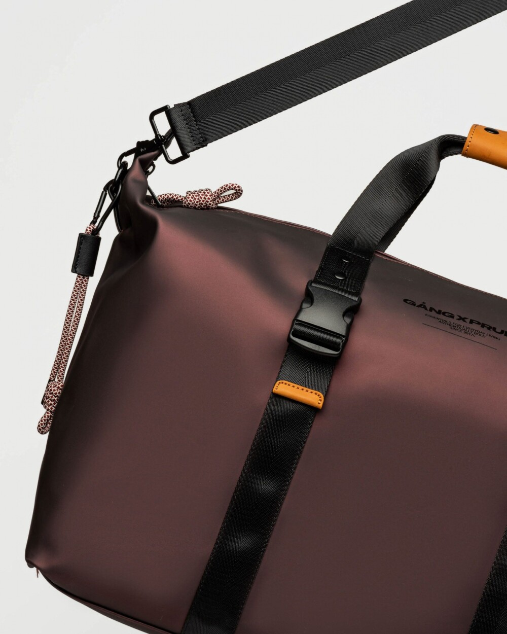 Bolso J Gang en rubber Marron