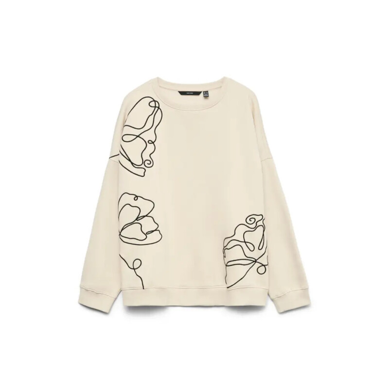 VMIVALO LS OVERSIZE SWEATSHIRT JRS GA BIRCH