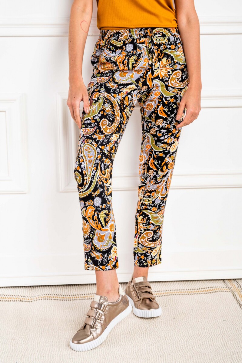 Pantalón Viscosa Print - Multi 