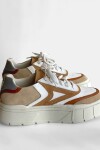 Sneakers Row Crudo Beige Marrón