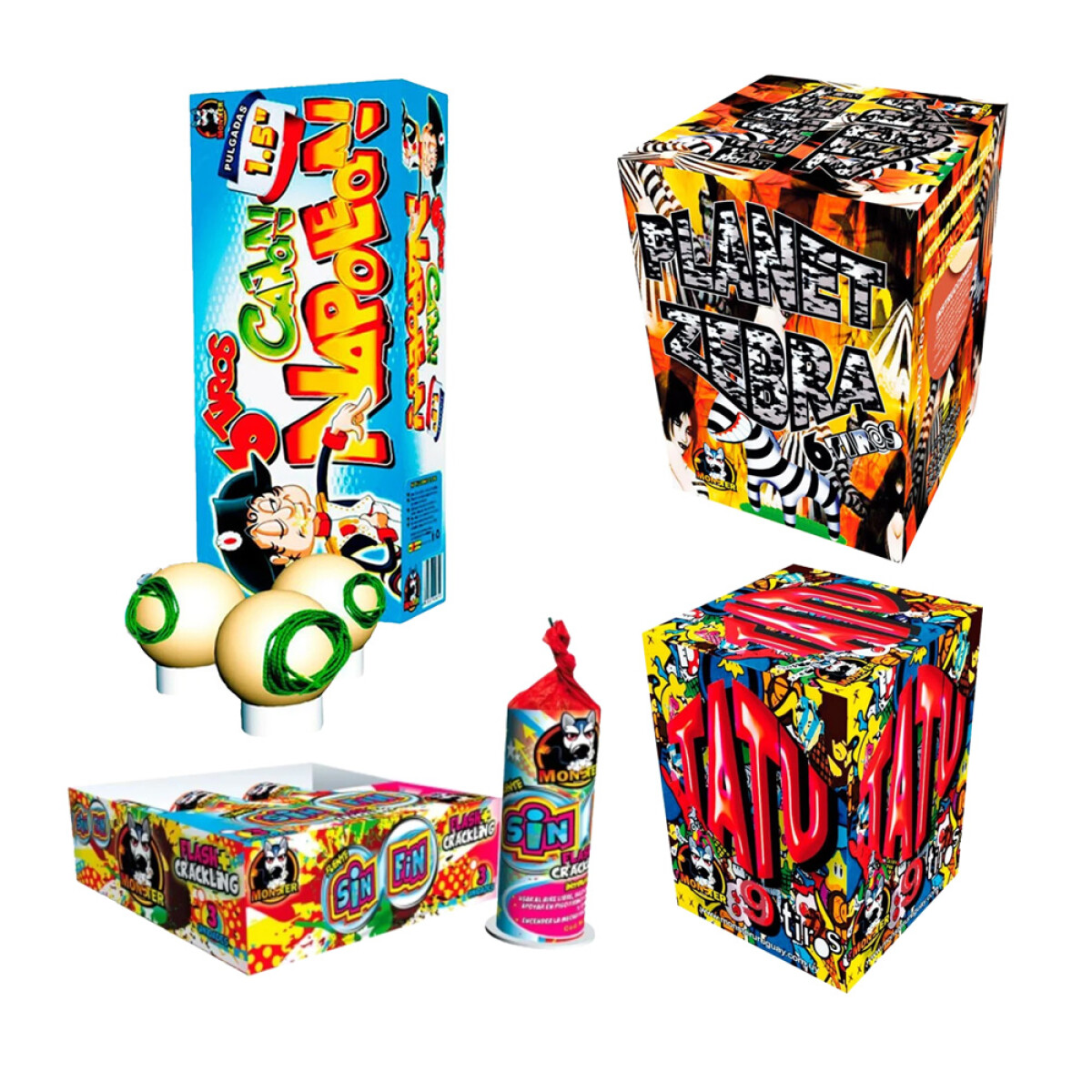 COMBO (ZEBRA-TATU-NAPOLEON-SIN FIN) (09) 