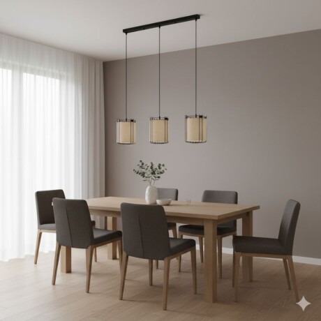 ARTEFACTO COLGANTE DECORATIVO KIOTO TRIPLE Lámpara Colgante Kioto Triple