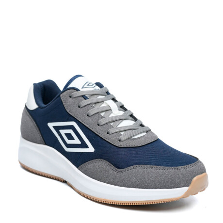Championes de Hombre Umbro Volcan Ii Gris - Azul