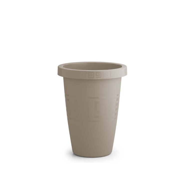 MACETA CILINDRICA 21 LITROS BEIGE