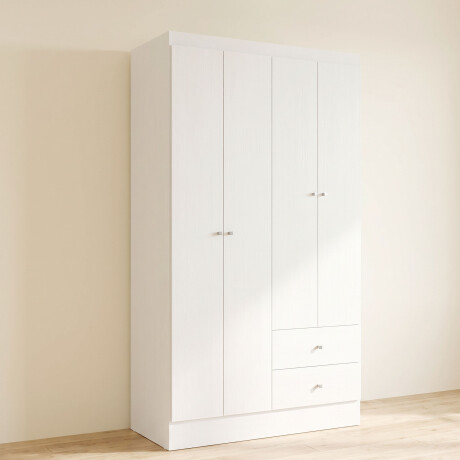 PLACARD ROPERO 4 PUERTAS MDP BLANCO ASTRO II