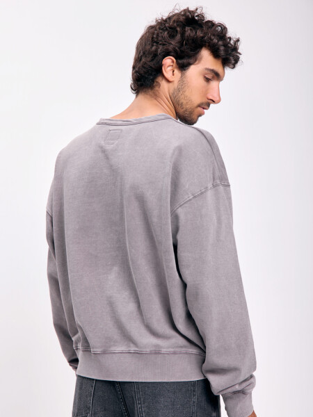 Buzo deportivo lavado Gris