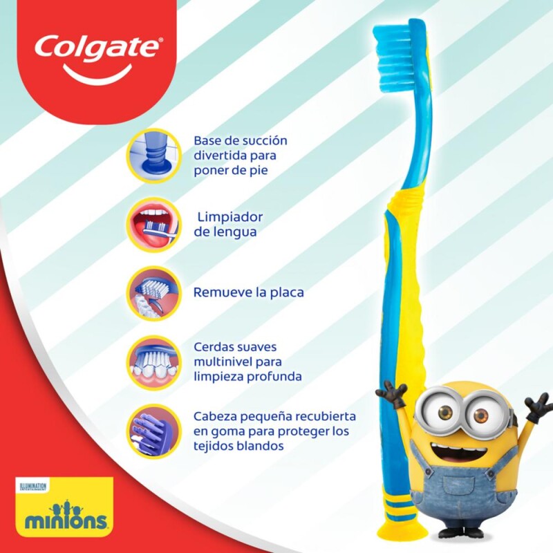 Cepillo De Dientes Colgate Smiles Minions 2x1 Cepillo De Dientes Colgate Smiles Minions 2x1