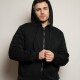Campera Felpa y Corderito Black