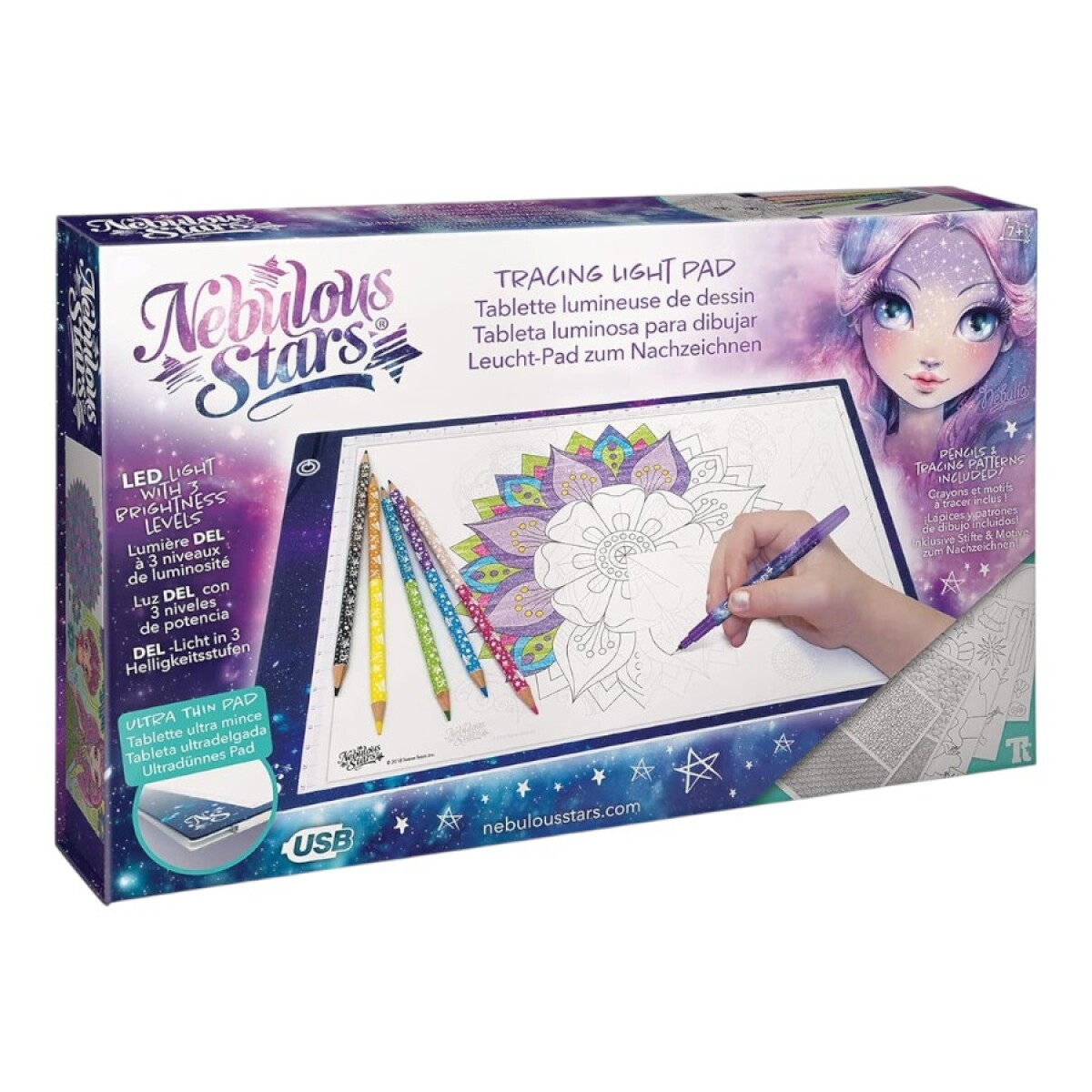Tablet LED luminosa para dibujar Nebulous Stars 