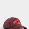 Caps Denim Gorra Efecto Lavado Bordada - Rojo Medio